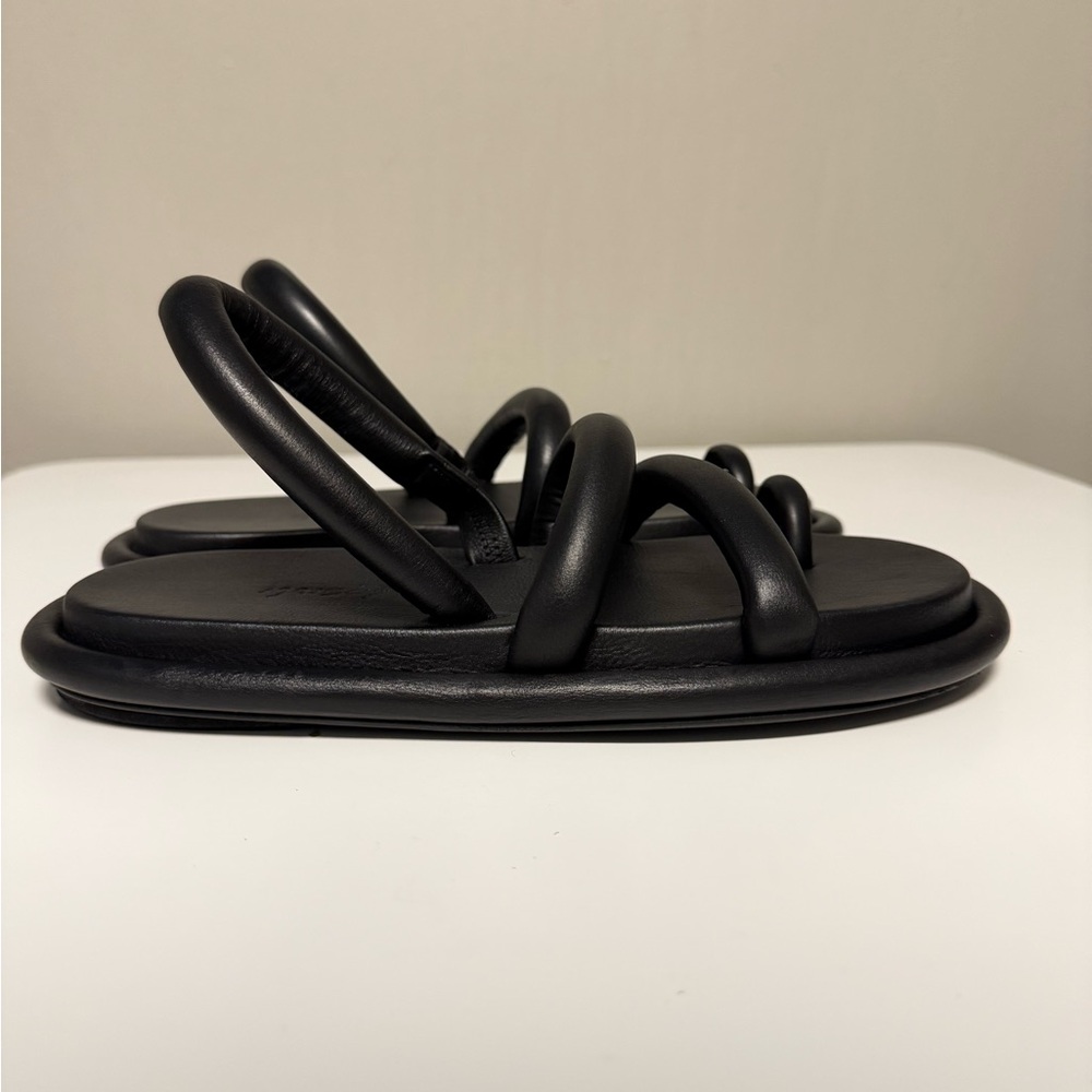 MARSELL Spalmata Toe-Ring Flat Sandals Black Women’s EU 37.5 US 7.5 UK 4.5 - Picture 3 of 9